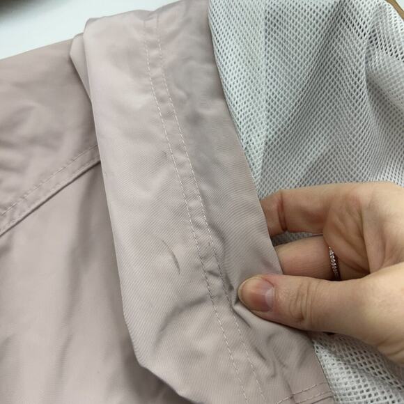 Calvin Klein Performance Pink Zip Up Hooded Lightweight Jacket Windbreaker Large - Picture 10 of 10